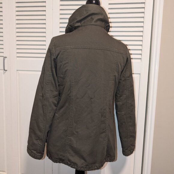 Azul by Moussy Women's Military Style Cotton Jacket with Sherpa Lining Size S - Picture 4 of 4